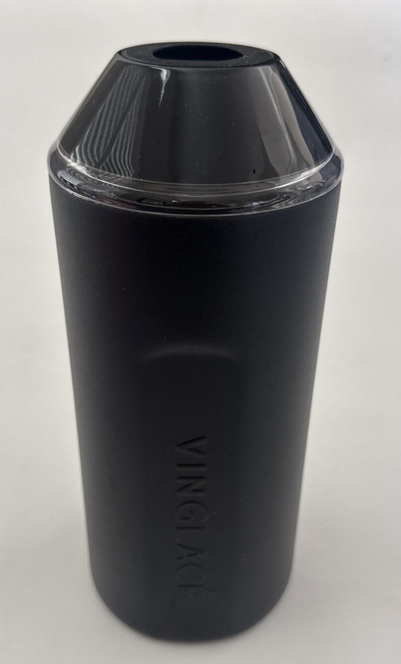 VINGLACE WINE CHILLER Black Champagne Vacuum Sealed Double Insulated